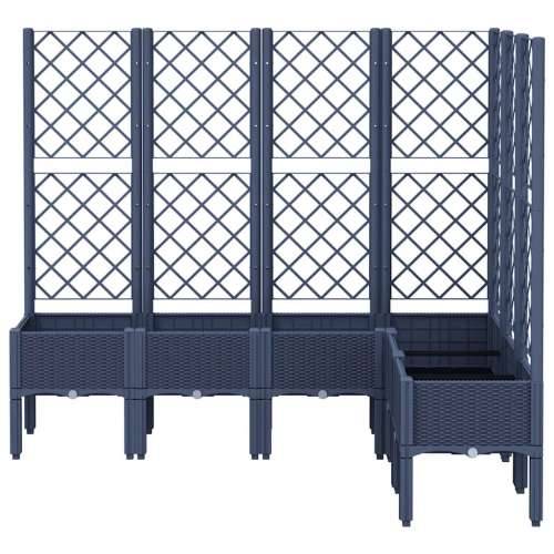 Vrtna sadilica s rešetkom plava siva 160x120x142 cm PP - Plavo-siva 160 x 120 x 142 cm 1 Cijena