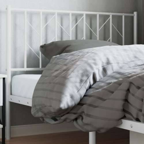 Metalno uzglavlje bijelo 107 cm - Bijela 107 cm 1 Cijena