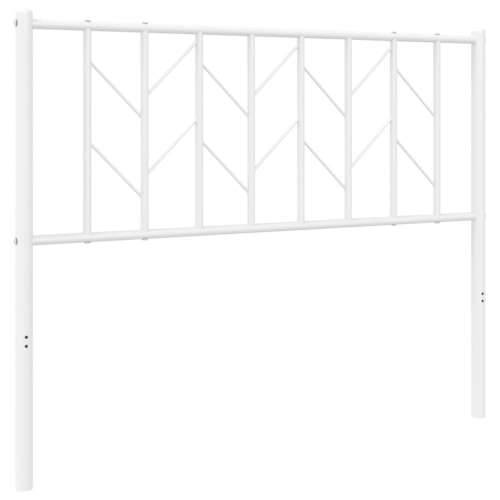 Metalno uzglavlje bijelo 107 cm - Bijela 107 cm 1 Cijena