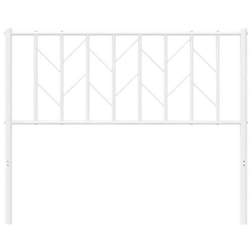 Metalno uzglavlje bijelo 107 cm - Bijela 107 cm 1 Cijena