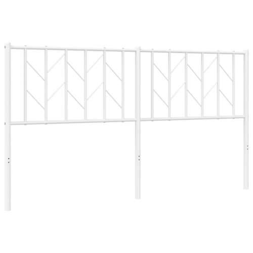 Metalno uzglavlje bijelo 160 cm - Bijela 160 cm 1 Cijena