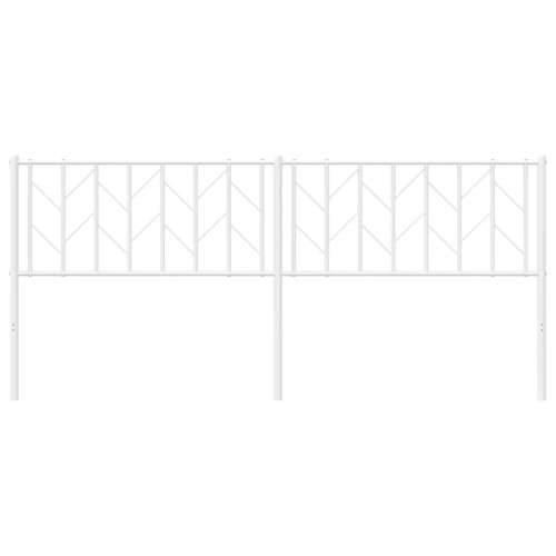 Metalno uzglavlje bijelo 193 cm - Bijela 193 cm 1 Cijena