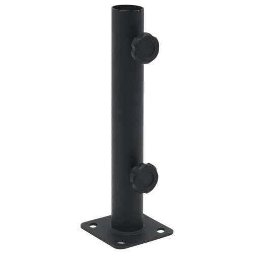 Baza suncobrana za stup Ø 32/34/38 mm mat crna čelična mat crna 1 Cijena