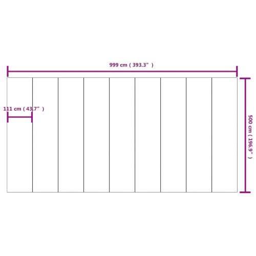 Platno za tlo ispod bazena svjetlosivo 999x500 cm poliestersko - 999 x 500 cm 1 Cijena