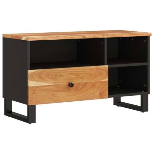 TV ormarić 80 x 33 x 46 cm drvo bagrema i konstruirano drvo - Smeđa 1 Cijena