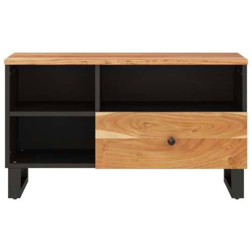 TV ormarić 80 x 33 x 46 cm drvo bagrema i konstruirano drvo - Smeđa 1 Cijena