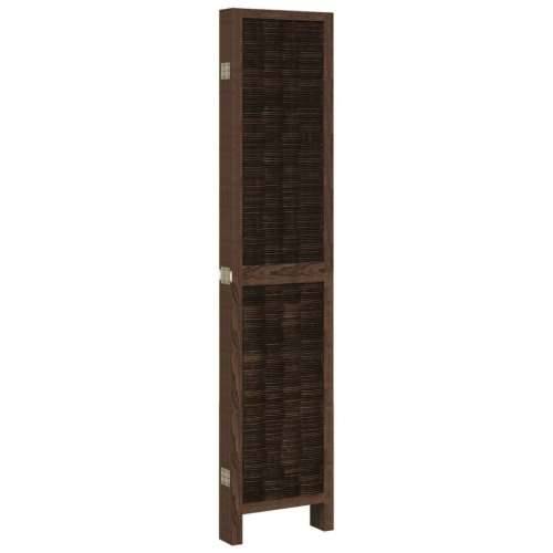 Paravan - Sobna pregrada sa 6 panela tamnosmeđa masivno drvo paulovnije - 40 x 180 cm 6 Cijena
