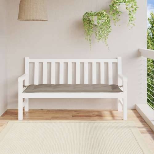 Jastuk za vrtnu klupu smeđesivi 150 x 50 x 7 cm tkanina Oxford - Sivo-smeđa 150 x 50 x 7 cm 1 Cijena
