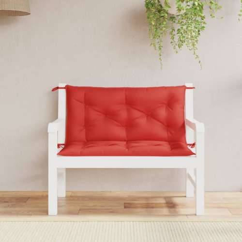 Jastuci za vrtnu klupu 2 kom crvena tkanine Oxford - Crvena 100 x 50 x 7 cm 2 Cijena