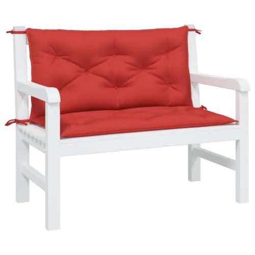 Jastuci za vrtnu klupu 2 kom crvena tkanine Oxford - Crvena 100 x 50 x 7 cm 2 Cijena