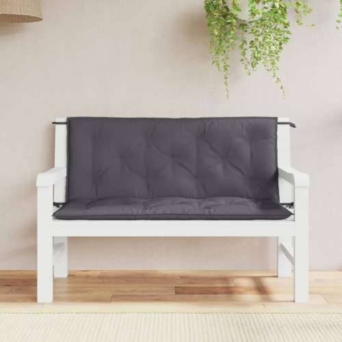 Jastuci za vrtnu klupu 2 kom antracit tkanine Oxford - Antracit 120 x 50 x 7 cm 2 Cijena