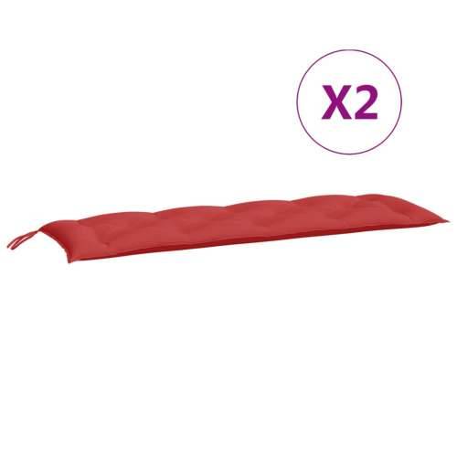 Jastuci za vrtnu klupu 2 kom crvena tkanine Oxford - Crvena 150 x 50 x 7 cm 2 Cijena