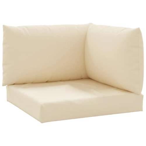 Jastuci za sofu od paleta 3 kom bež od tkanine - Bež 1 kutna sofa Cijena