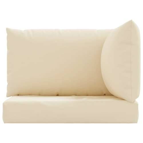 Jastuci za sofu od paleta 3 kom bež od tkanine - Bež 1 kutna sofa Cijena