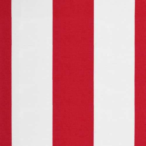 Zamjenska tkanina za tendu crveno-bijela prugasta 4 x 3,5 m Cijena