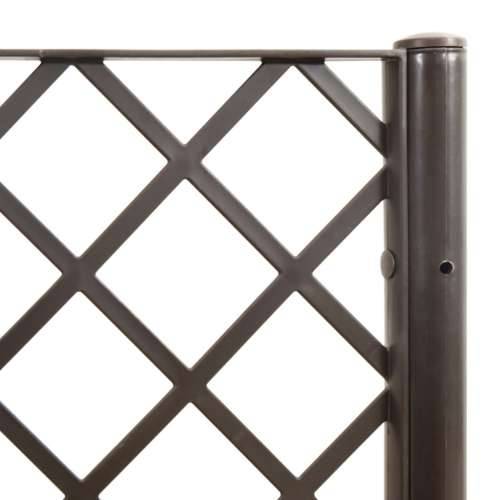 Vrtna sadilica s rešetkom smeđa 160 x 120 x 142 cm PP - Smeđa 160 x 120 x 142 cm 1 Cijena