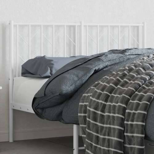 Metalno uzglavlje bijelo 120 cm - Bijela 120 cm 1 Cijena