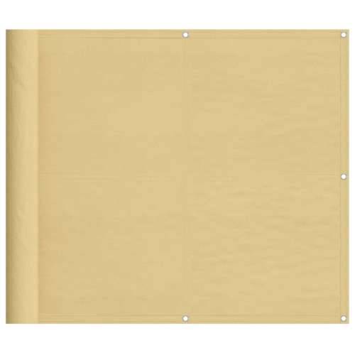 Balkonski zaslon boja pijeska 90x300 cm 100 % poliester Oxford - Pijesak 90 x 300 cm 1 Cijena