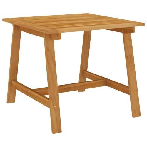 Vrtna garnitura - 3-dijelni vrtni blagovaonski set s jastucima smeđi - Smeđa Dužina stola 88 cm 2 Cijena