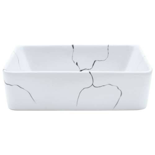 Nadgradni Lavabo - Umivaonik bijeli pravokutni 46x35,5x13 cm keramički - Bijela Cijena