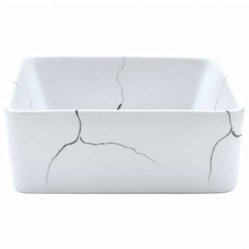 Nadgradni Lavabo - Umivaonik bijeli pravokutni 46x35,5x13 cm keramički - Bijela Cijena