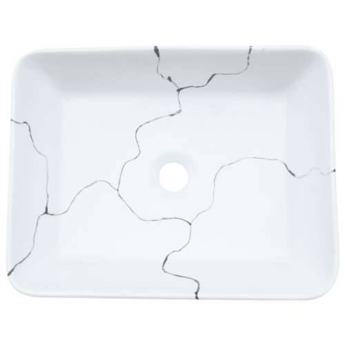 Nadgradni Lavabo - Umivaonik bijeli pravokutni 46x35,5x13 cm keramički - Bijela Cijena