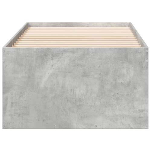 Dnevni krevet s ladicama bez madraca siva boja betona 75x190 cm - Beton siva 75 x 190 cm Cijena