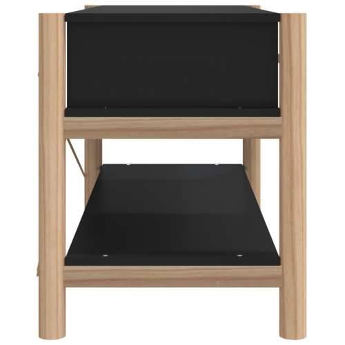 TV ormarić crni 82 x 38 x 45 cm od konstruiranog drva - Crna 1 Cijena