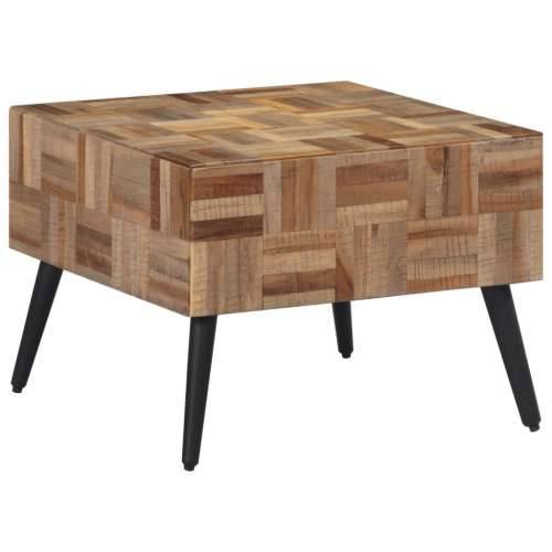 Stolić za kavu sivi 55x55x40 cm od masivne obnovljene tikovine - 55 x 55 x 40 cm 1 Cijena