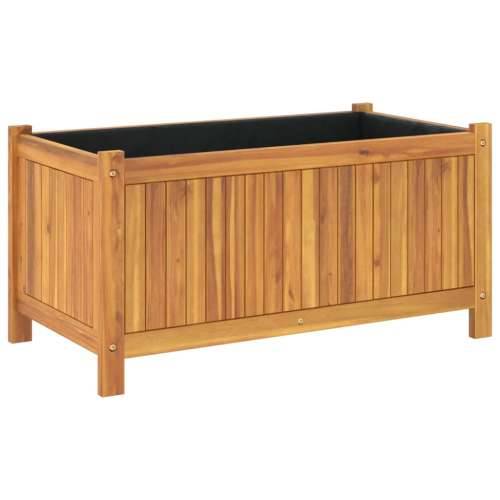 Vrtna sadilica s oblogom 80x42x40 cm od masivnog drva bagrema - 80 x 42 x 40 cm 1 Cijena