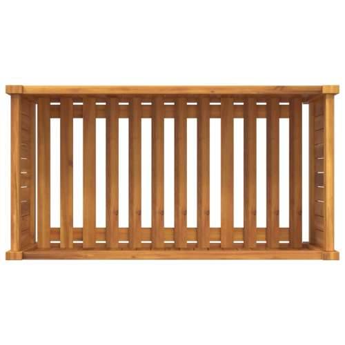 Vrtna sadilica s oblogom 80x42x40 cm od masivnog drva bagrema - 80 x 42 x 40 cm 1 Cijena