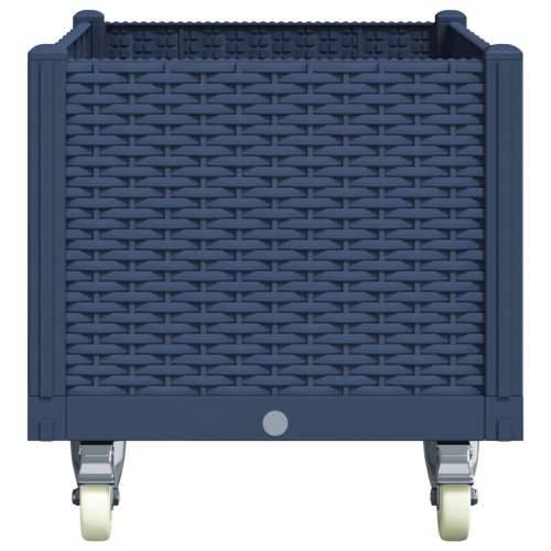 Vrtna sadilica s kotačima plava siva 80x50x54 cm PP - Plavo-siva 80 x 50 x 54 cm 1 Cijena