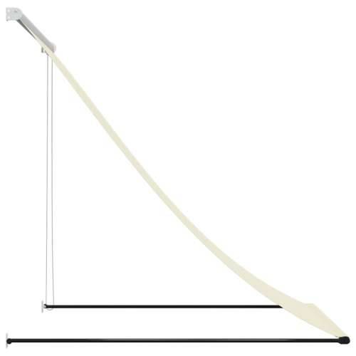 Tenda na uvlačenje krem 100 x 150 cm od tkanine i čelika - Krema 100 x 150 cm 1 Cijena