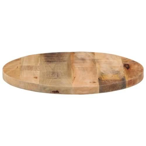 Stolna ploča Ø 40x1,5 cm okrugla od masivnog grubog drva manga - Grubo drvo manga (prirodno) 40 cm 1 15 mm Cijena
