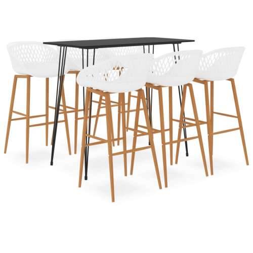 7-dijelni barski set crno-bijeli - Crno-bijelo 6 7 Cijena