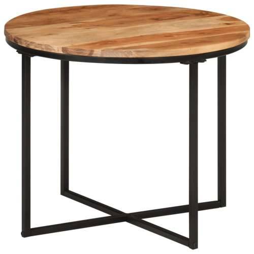 Stolić za kavu 55x55x45 cm od masivnog drva bagrema i željeza - 55 x 55 x 45 cm 1 Cijena
