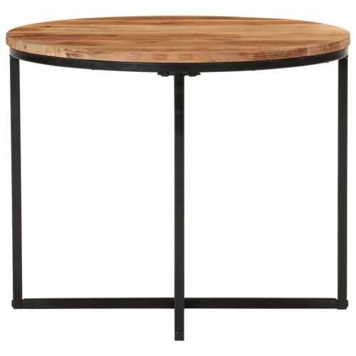Stolić za kavu 55x55x45 cm od masivnog drva bagrema i željeza - 55 x 55 x 45 cm 1 Cijena