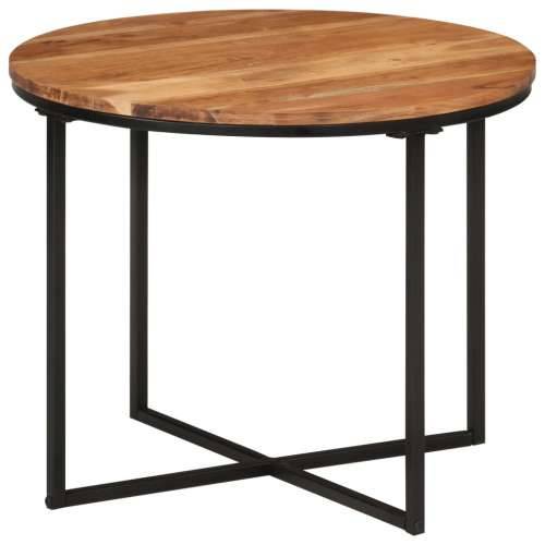 Stolić za kavu 55x55x45 cm od masivnog drva bagrema i željeza - 55 x 55 x 45 cm 1 Cijena