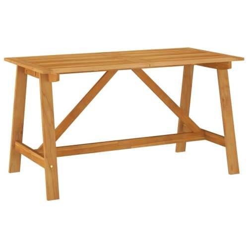 Vrtna garnitura - 4-dijelni vrtni blagovaonski set s jastucima crni Crna Dužina stola 140 cm 4 Cijena