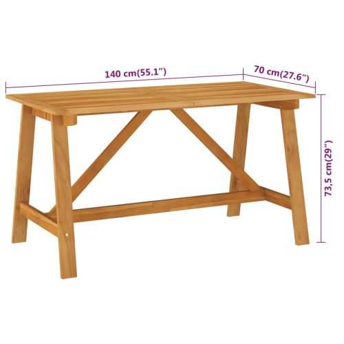 Vrtna garnitura - 4-dijelni vrtni blagovaonski set s jastucima crni Crna Dužina stola 140 cm 4 Cijena