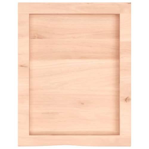 Kupaonska radna ploča 40x50x(2-6) cm netretirano masivno drvo - Prirodna 40 x 50 x 6 cm Cijena