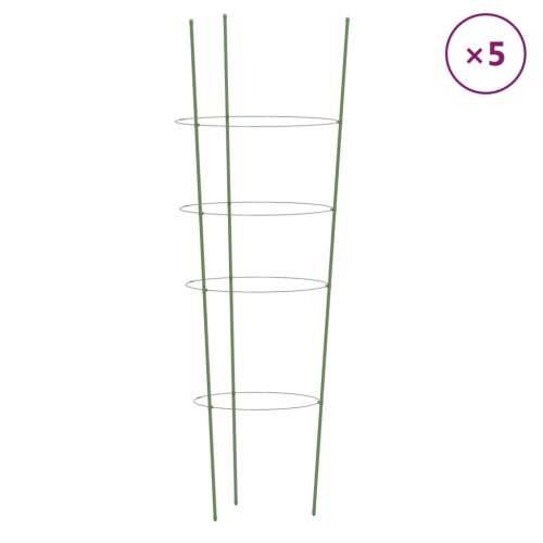 Kolci za vrtne biljke s 4 prstena 5 kom zeleni 90 cm čelični - 30 x 90 cm 5 Cijena