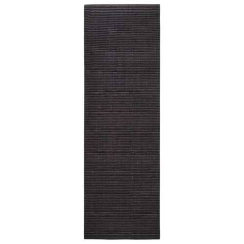 Tepih od sisala za grebanje crni 80 x 250 cm Cijena