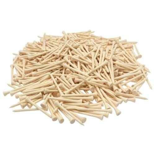 Stalci za lopticu za golf 1000 kom 83 mm od bambusa - Prirodna 83 mm Cijena
