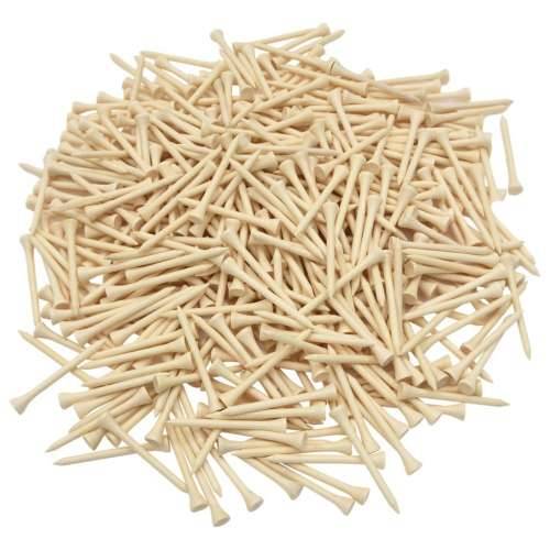 Stalci za lopticu za golf 1000 kom 83 mm od bambusa - Prirodna 83 mm Cijena