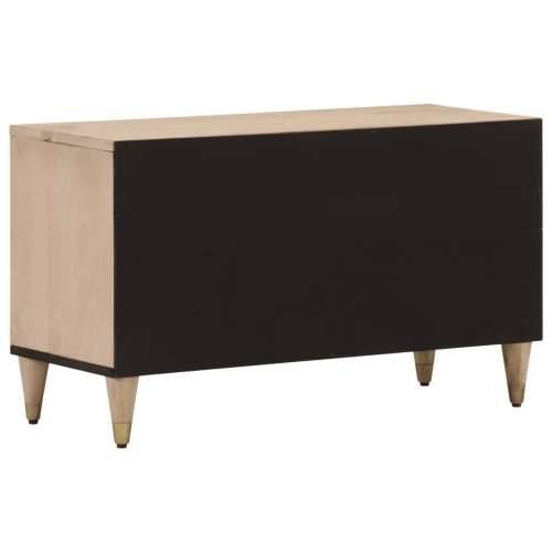 TV ormarić 80 x 31 x 46 cm od masivnog drva manga - Prirodna 1 Cijena