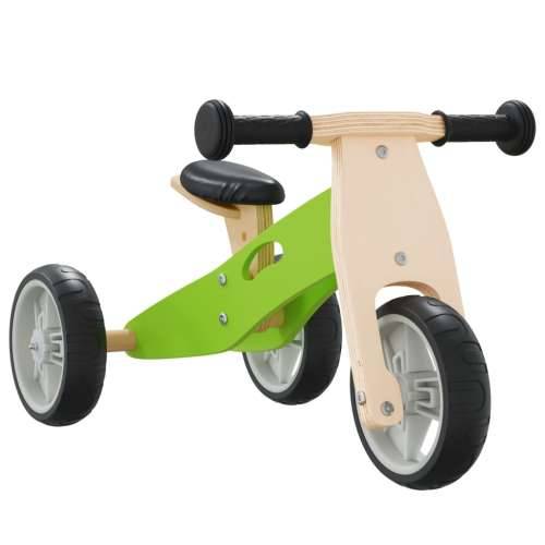 Dječji bicikl za ravnotežu 2-u-1 zeleni Cijena