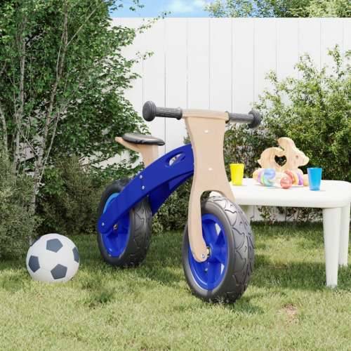 Dječji bicikl za ravnotežu sa zračnim gumama plavi Cijena