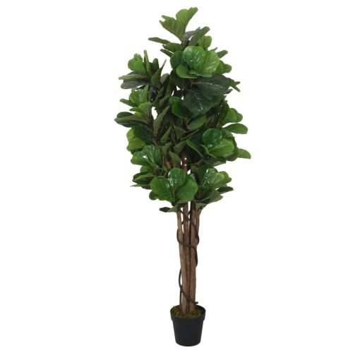 Umjetno stablo lirastog fikusa 180 listova 150 cm zeleno Cijena