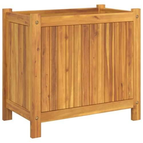 Vrtna sadilica s oblogom 54x31x50 cm od masivnog drva bagrema - 54 x 31 x 50 cm 1 Cijena